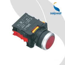 SAIP/SAIPWELL PUSH BOTK SWITCH Producto plano de 10 mm Autoluceador del botón Push con luz